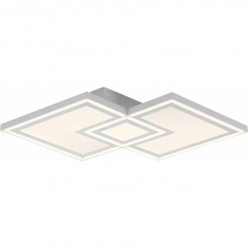 Plafón LED Bedging, 2 llamas, 34.5 W, 4300 lm, luz cálida 3000 K, fuente de luz modular