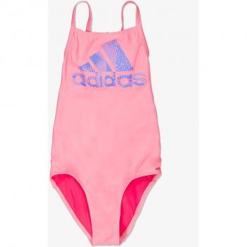 Bañador de natación para niña Adidas Big Logo Rosa (164)