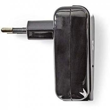 Nedis WCHAU200ABK Cargador de Pared | 1,0 A | 2 Salidas | USB | Negro