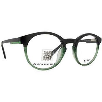 Sting VST182470Z48 Gafas, Shiny Dark Green+Light, 47/22/140 Unisex Adulto