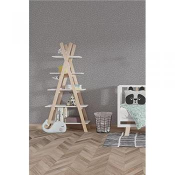 Papel Pintado Infantil Rain Gris - Rollo 55 x 300 cm
