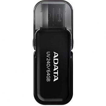 ADATA UV240 64 GB 2.0 USB Type A Connector Black USB Flash Drive – USB Flash Drive