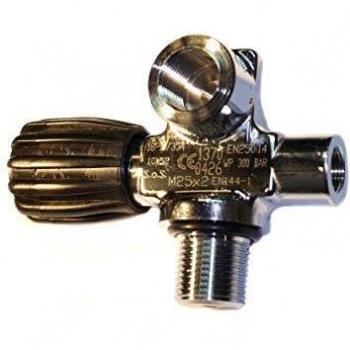 METALSUB Grifo Lateral de bibotella, M25 300 Bar, SX