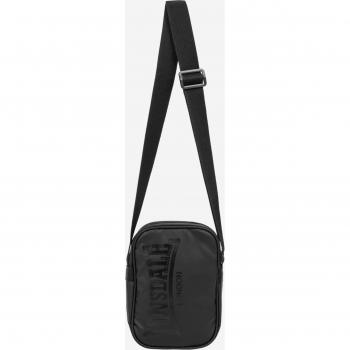 Lonsdale Bordley Unisex Crossbody Shoulder Bag - Black/Black