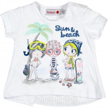 Bóboli 203083-1100, Camiseta para Bebés, Blanco, 6M