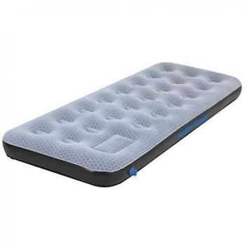 Colchón Inflable Individual Comfort Plus con Bomba Integrada 185 x 74 cm Gris/Azul/Negro