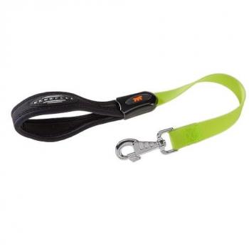 Correa para perros Ferplast Evolution GM25/55 - Poliéster y PVC, 25 mm x 55 cm, color verde ácido