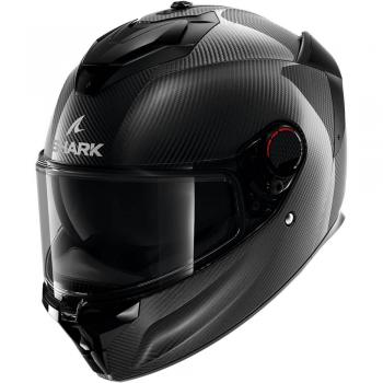 CASCO INTEGRAL SHARK SPARTAN GT PRO CARBON SKIN - Ligero, aerodinámico, fabricado en fibra de carbono, sistema de ventilación avanzado, visor anti-rayaduras y anti-vaho, interior desmontable
