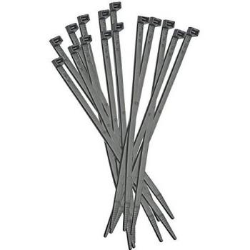 Brida negra Elematic para cableado 4,5x360 mm - Paquete de 100 unidades