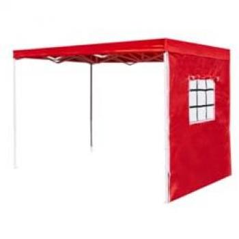 Lateral Premium Enrollable con Ventana 3 Metros - Rojo