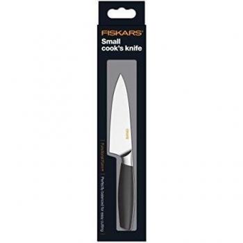 Fiskars FunctionalForm - Cuchillo de cocina, 12 cm, color negro