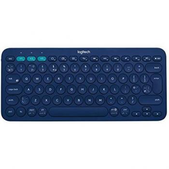 Logitech K380 Bluetooth Inglés del Reino Unido Azul - Teclado