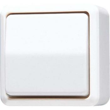 JUNG 602 A Surface Mounted 2-Pole Switch - Cream White, 10A 250V