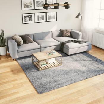 Alfombra peluda de pelo largo moderna PAMPLONA 240x240 cm Color Antracita, Beige, Crema y más - Alfombra de Piso para Sala de Estar, Dormitorio, Habitación, Salón