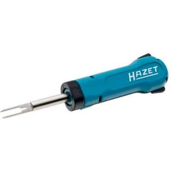 Herramienta de desbloqueo HAZET 4672-12 para contactos de enchufe planos con dos pestillos, anchura de contacto 4,8 mm, diseñada para averías causadas por conexiones incorrectas