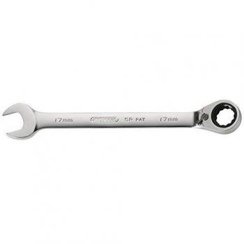KS Tools 503.4607-E Llave combinada de carraca GEARplus, conmutable, 7 mm, colgador
