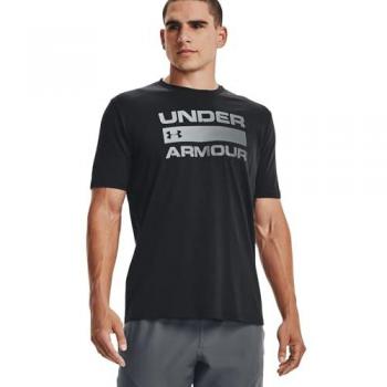 Under Armour Men's Team Issue Wordmark Short-Sleeve T-Shirt, Black and Grey, 5XL/XXXL