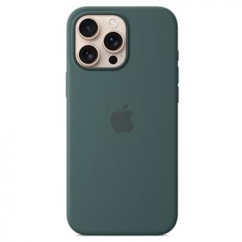 Apple Funda de Silicona Verde Lago con MagSafe para iPhone 16 Pro Max - MA7V4ZM/A