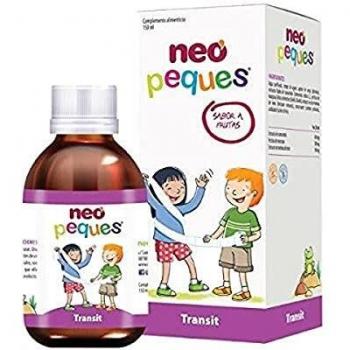 NEO Peques | Transit | Jarabe Infantil | Renueva la Mucosa Intestinal y Favorece un Efecto Laxante | Regula del Tránsito Intestinal | A Base de extractos de Plantas y Hongos Medicinales | 150 ml
