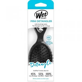 Wetbrush Mini Detangler Cepillo Para El Cabello De Viaje Negro 70g 1 Ud