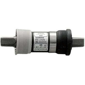 SHIMANO Alivio BBUN26B23X - Juego de pedalier BSA 68x123