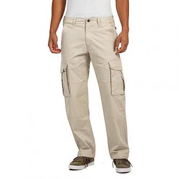 Reell Flex LC Men's Cargo Pants with Side Pockets in Oatmeal