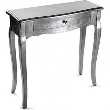 Versa Cagliari Mueble Recibidor Estrecho para la Entrada o el Pasillo, Mesa Consola, con 1 cajón, Medidas