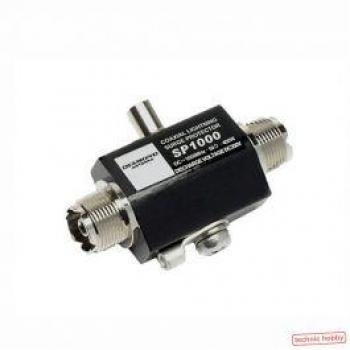 Pararrayos coaxial Diamond SP1000 - Protector contra sobretensiones por rayos con 2x PL-Buchse