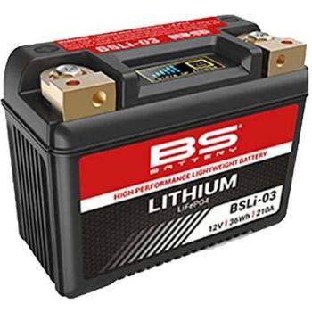 BS BATTERY - Batterie moto 12V Lithium Ion BSLi-03 Sans Entretien