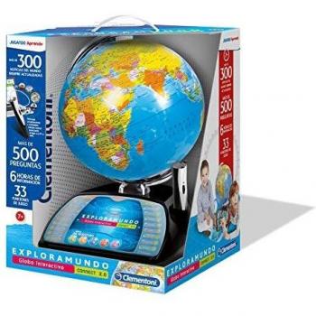 Clementoni Explora El Mundo-Globo Interactivo Premium, Multicolor, 55247, Versión en castellano