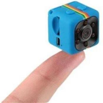 Mini Cámara 1080P HD con Micrófono Incluido y Batería de 200mAh - Azul - Oferta