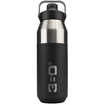 Botella Térmica 360 Grados con Aislamiento al Vacío y Tapón Magnético, 750 ml, Color Negro