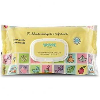 Salviettine Detergenti L'Amande Enfant - 72 Pezzi, Suaves e Idratantes con Vitamina E y Aceite de Almendra