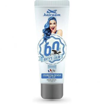 Hairgum Sixty's Color Semi-Permanent Hair Dye Flash Blue 60ml