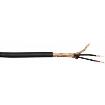 DAP Audio MC-226B Bobina de cable negro para micrófono con doble aislamiento de 100m