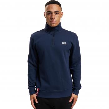 Alpha Industries Men's Half-Zip Sweatshirt, Ultra Navy, XL