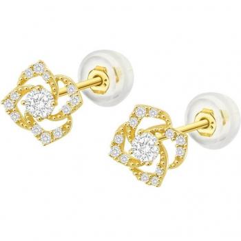 Pendientes Time Road HIN00157 Oro Mujer
