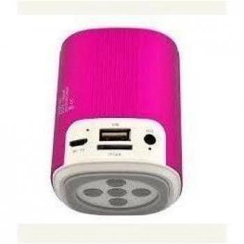 Sunstech spubt700pk altavoz con bluetooth y microfono fm sd usb auxin 3 w rms color rosa