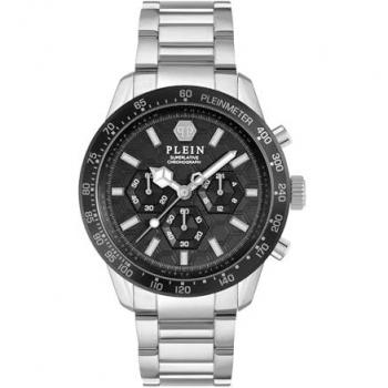 Philipp Plein PLEINMETER Stainless Steel Chronograph Watch for Men