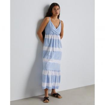Easy Wear - Vestido largo de paneles con tirantes
