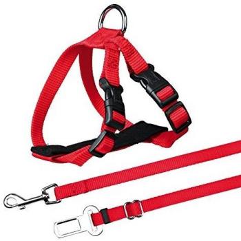 Trixie Car Harness For Cats, 20-50 cm/15 mm, Red