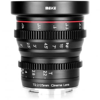 Meike 25mm T2.2 Micro Four Thirds Cine Lens