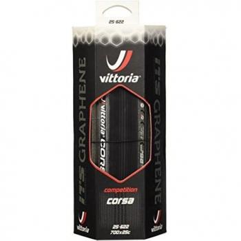 Vittoria Corsa G+ Isotech Neumático Tubular, Unisex, Corsa G Plus Isotech, Anthracite/Black/Black