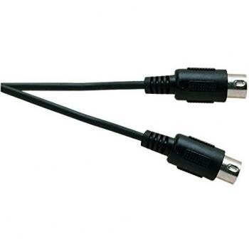 Electrovision Professional - Conector DIN de 5 pines a enchufe de 5 pines Din Midi con cable blindado