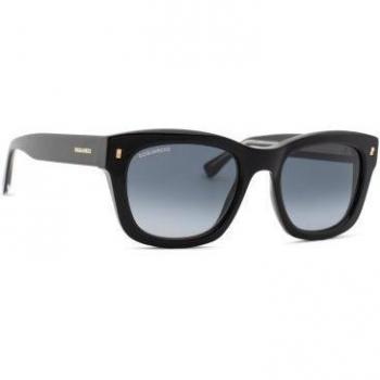 DSQUARED2 D2 0012/S 807 9O 52 Stylish Sunglasses, Black, Male, Size: 52 MM