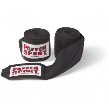 Paffen Sport bandas de boxeo sin elasticidad; 3,0 M; Negro