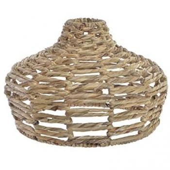 Pantalla de Lámpara Estándar DKD Home Decor Metal y Fibra (45 x 45 x 30 cm)