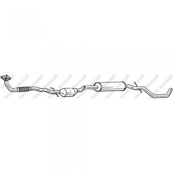 Catalizador BOSAL 099-767 Euro 3/Euro 4 para AUDI A2 con piezas de ensamblaje