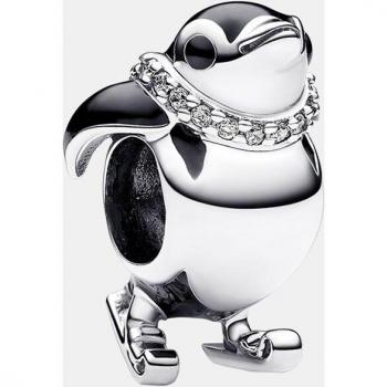 Charm Pandora Moments Pingüino Esquiador