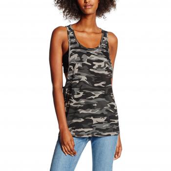 Urban Classics Ladies Loose Tank Camiseta sin Mangas, Multicolor